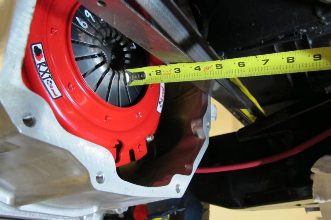 Viper T56 Tremec Clutch Measuring A Dimension