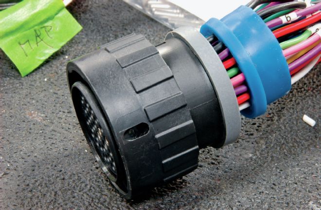 Connector Pinned Blue Wire Seal