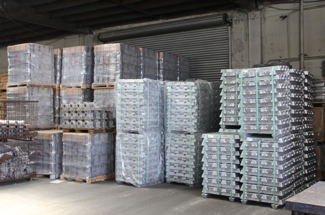 Aluminum Ingots Pallets