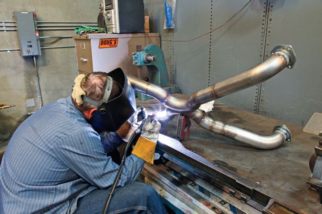 Tig Welding Exhaust Parts