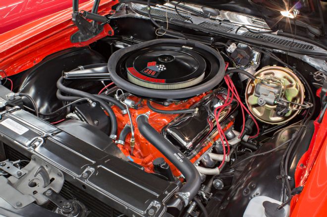 1970 Chevrolet Chevelle Engine In Car