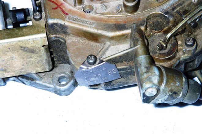 Carburetor Identification Tags