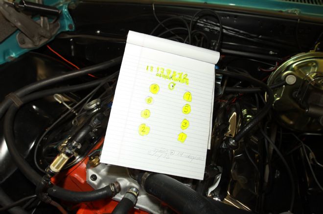 Firing Order Cylinder Location Chart