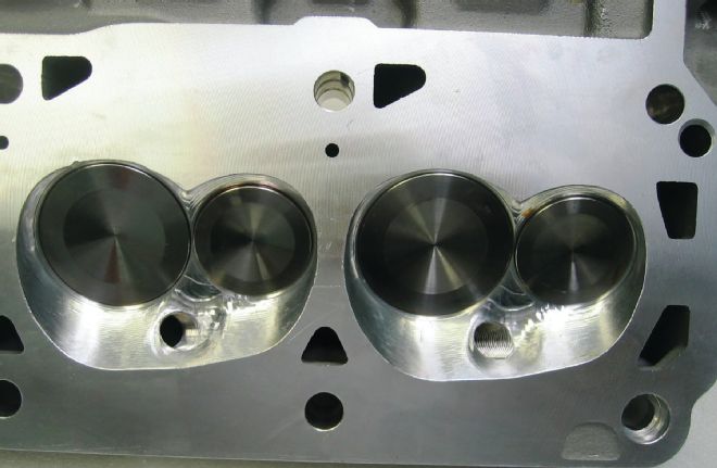 Boss 427 Small Block Aluminum Cylinder Heads With 63cc Combustion Chambers