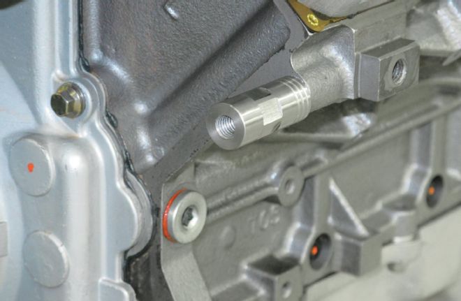 Ls Engine Stand Off Used On The Stud To Position The Power Steering Bracket