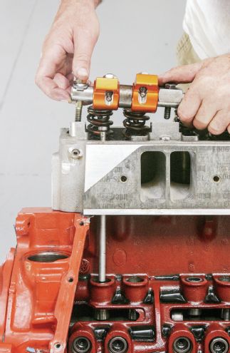 Mopar Indy Engine Checking Exhaust Valves