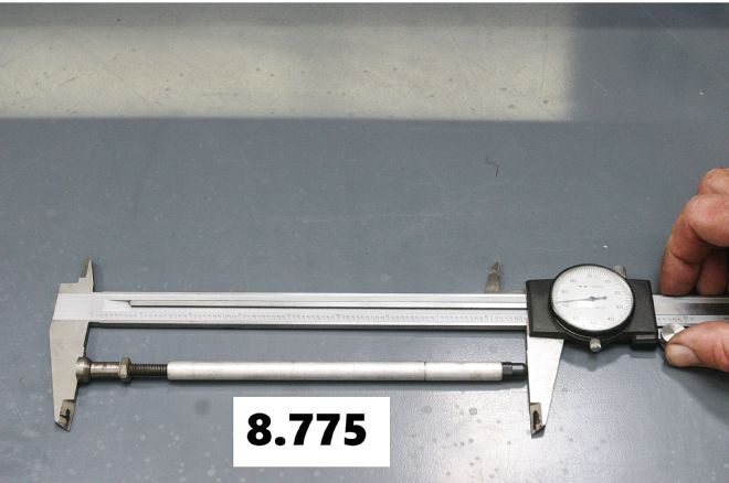 Mopar Indy Engine Pushrod Length Measured On Checking Pushrod