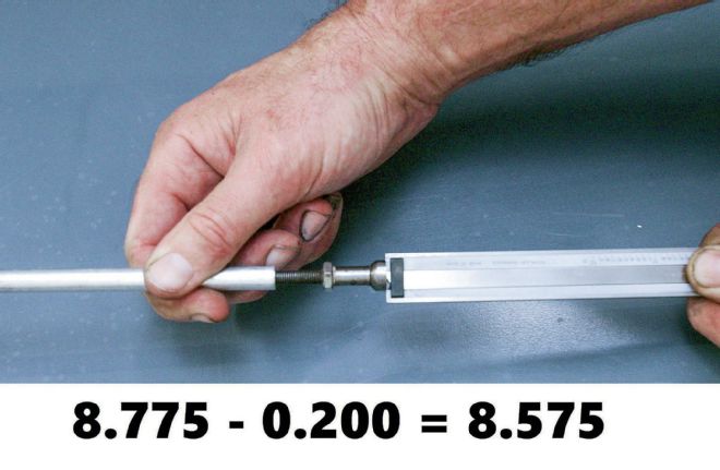 Mopar Indy Engine Depth Of Pushrod Cup Measured