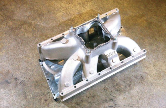 Gen Ii Hemi Engine De Stroked Mopar Four Barrel Single Plane Intake Manifold