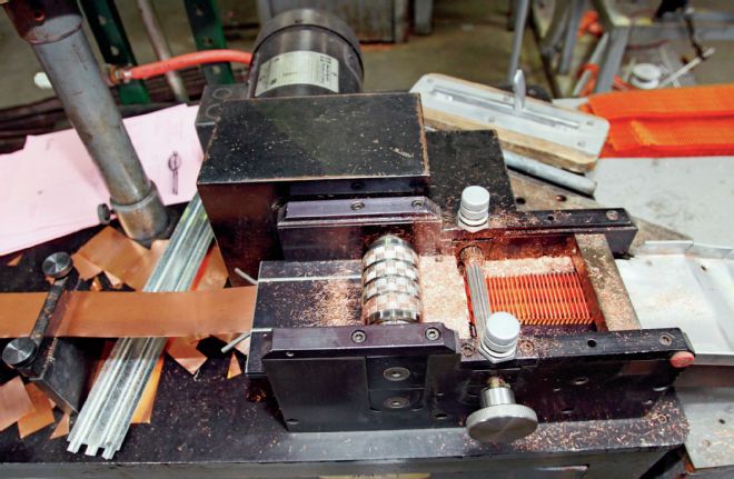 Us Radiator Machine Turning Copper Sheet Into Serpentine Fin For Radiator Core
