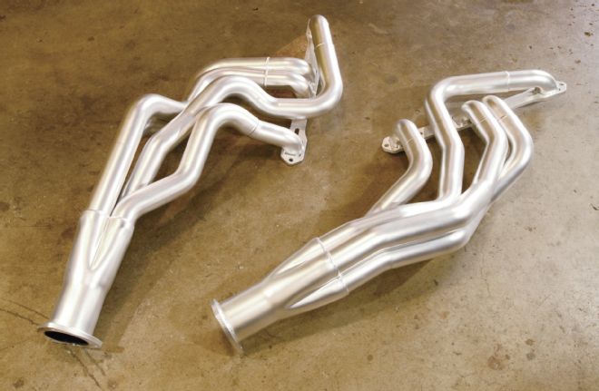 1968 Plymouth Valiant Tti 2 Into 2.125 Inch Long Tube Step Headers