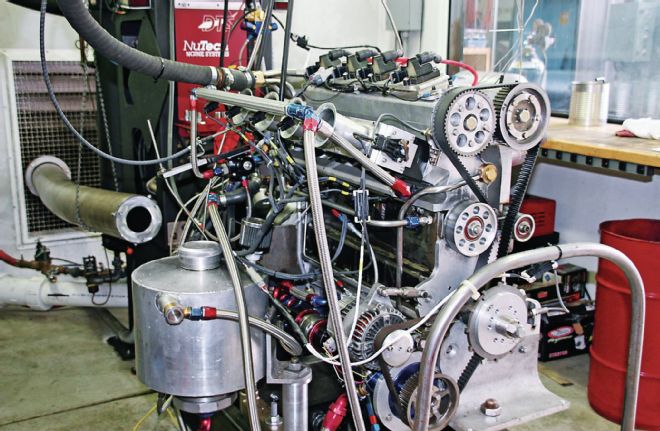 Pete Aardema Sheetmetal Engine On Dyno