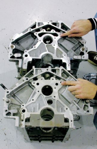 LS1 Block Rear Face