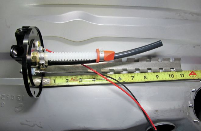 Pump Hanger Assembly Bracket Is Measured