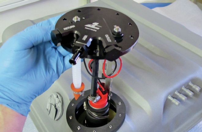 Assembled Fuel Pump Assembly Eased In Tank