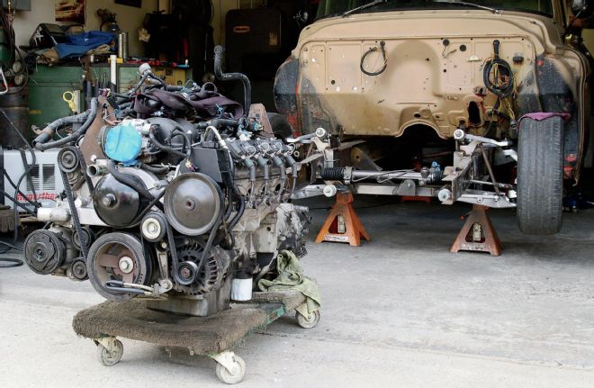 1957 Chevy Pickup Needs Ls Engine