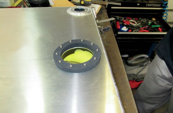 Thick Gasket Slipped Over Studs