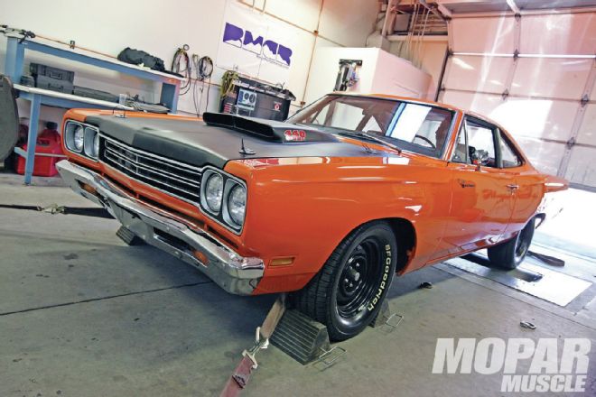 1969 Plymouth Road Runner Dyno Boost Cooler Installed