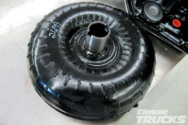 Snout On Torque Converter Inserted To Transmission
