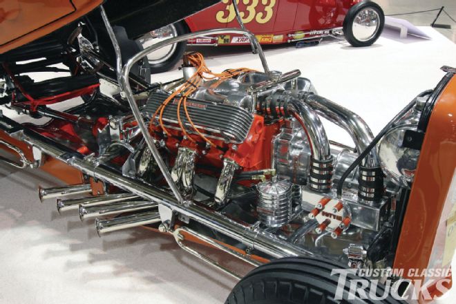 Roots Blower 1932 Ford Drag Car