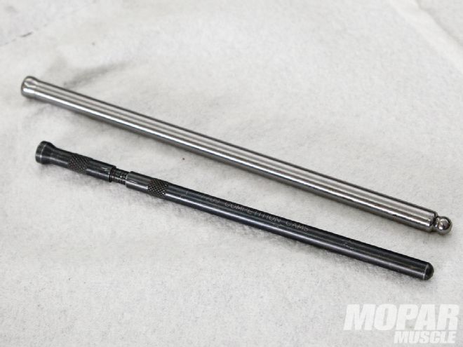 Mopar 340 Small Block Pushrods Detail