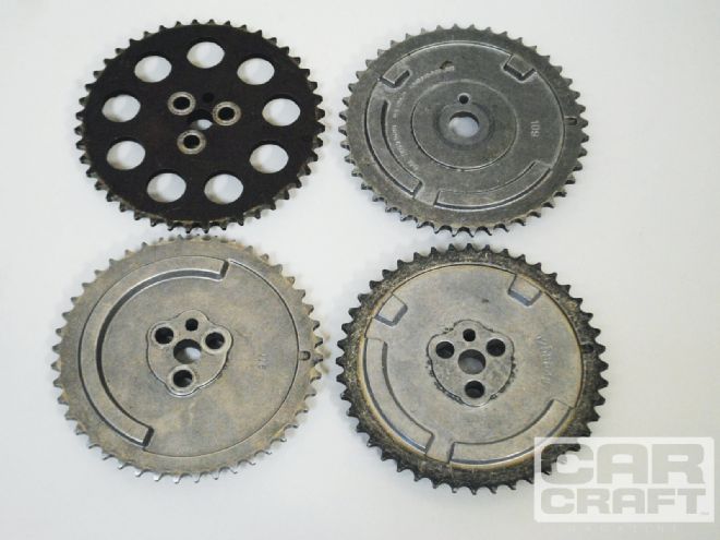 Ls Cam Test Comparison Four Distinct Cam Sprockets