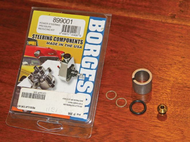 Borgeson Power Steering Pressure Reducer Kit