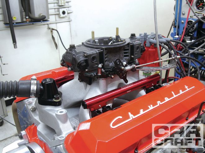 Racing Head Service Intake With Holley Carburetor