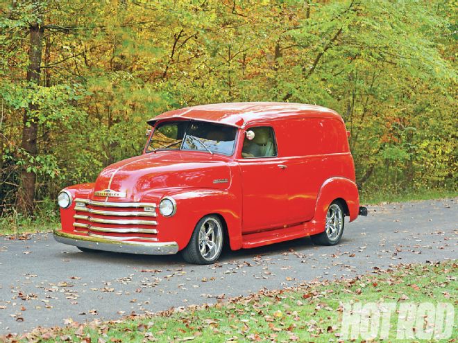 1950 Chevy Panel Truck Shreds Drivebelts