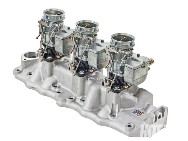 Hrdp 1301 15 Flathead Ford Intake Manifold Smackdown 3x2 Edelbrock