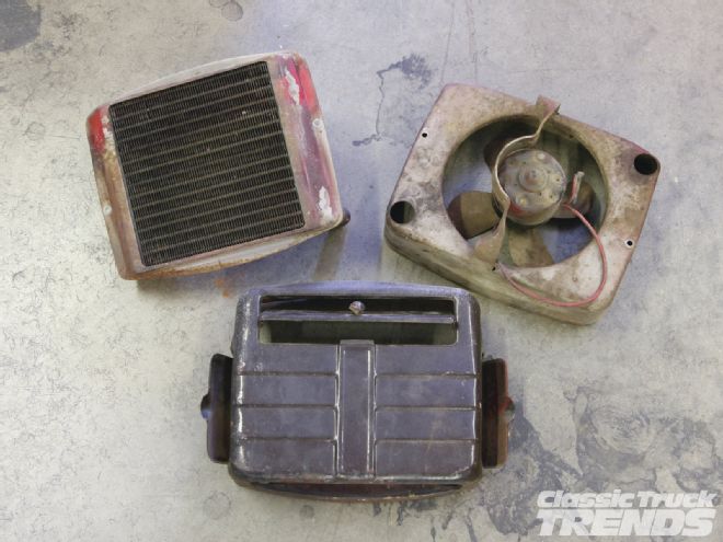 1952 Ford F 1 Heater Core Pieces