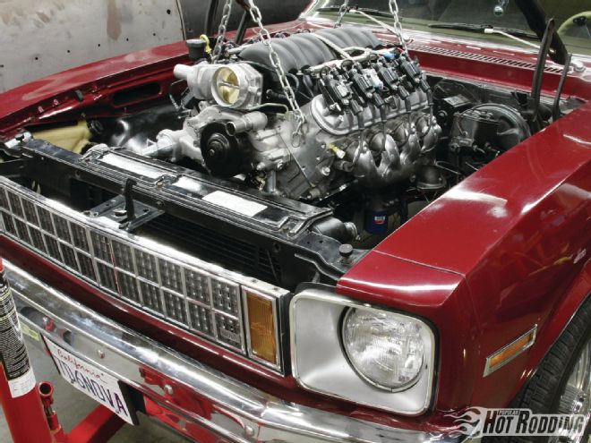 1108phr 01+1976 Chevy Nova+e Rod Ls3 Engine