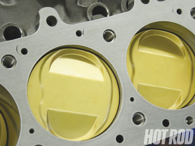 Hrdp 1006 04 O+ford Boss 429 Engine Buildup+pistons Installed