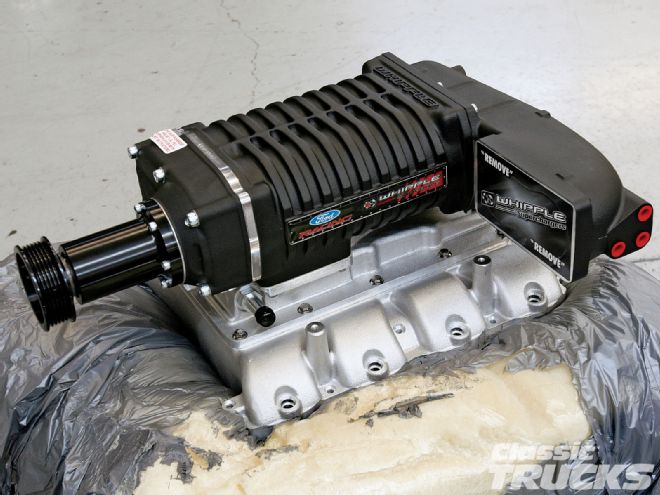 1007clt 03 O+ford Racing Whipple Supercharger Install+blower
