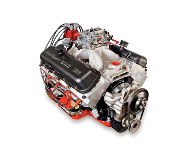 1004phr 01 O+edelbrock Pat Musi 555ci Crate Engine+engine