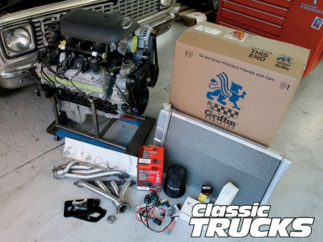 0906clt 04 Z+1972 Chevy C10 Ls1 Engine Install+equipment Needed