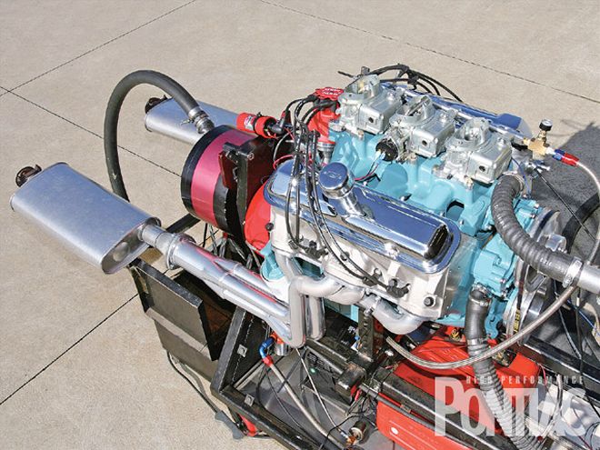 Hppp 0907 01 Z+pontiac 389 Engine+weber Racing Rebuild