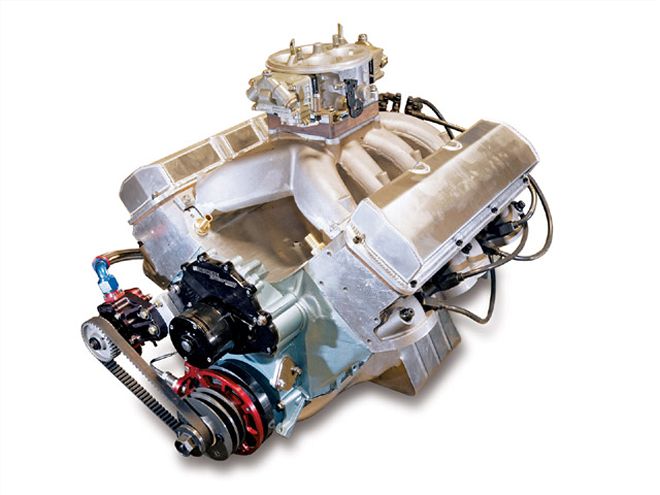0906phr 01 Z+roland Racing Cylinder Heads Pontiac Block+engine