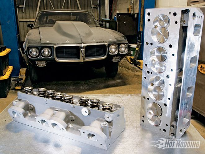 0906phr 06 Z+roland Racing Cylinder Heads Pontiac Block+pontiac