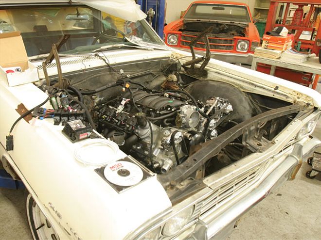 Ccrp 0805 27 Z+1964 Chevy El Camino Engine Swap+msd Engine Harness