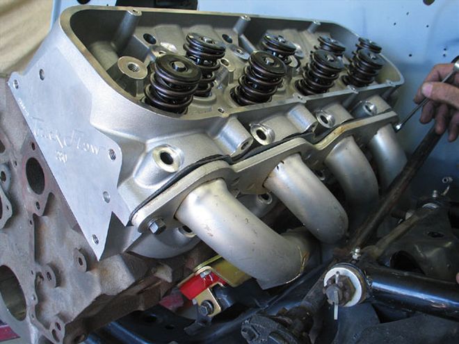 Ccrp 0803 15 Z+big Block Cylinder Heads+hedman Street Headers