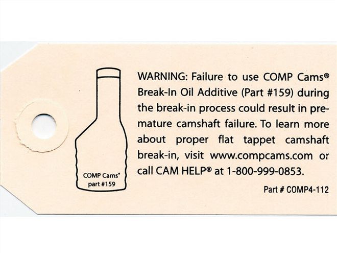 Hppp 0802 12 Z+oil Formulation And Flat Tappet Cams+warning