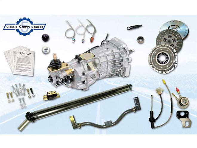 113 0705 21 Z+engine Swap+complete Classic Chevy 5 Speed Kit