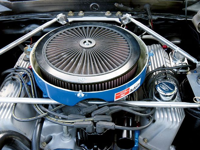 Ccrp 0504 Z+1969 Ford Mustang Mach 1 Engine+top View