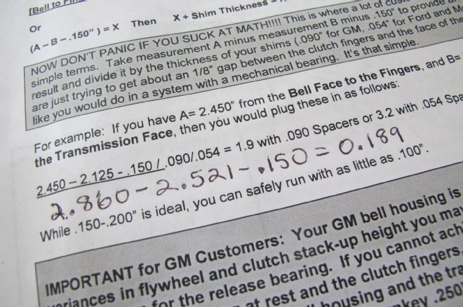 9 American Powertrain Hydraulic Clutch Formula Calculation