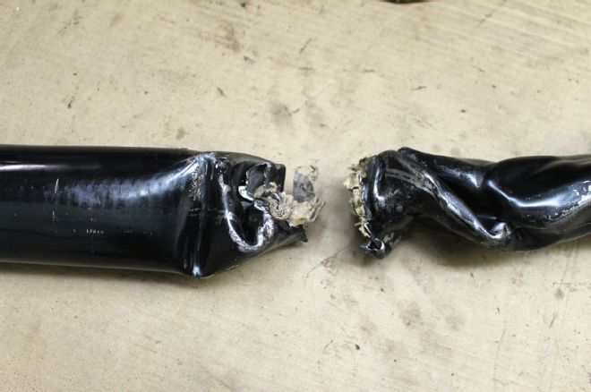 006 Twisted Driveshaft Steel