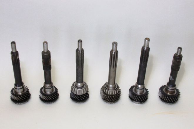 Six T 5 Input Shafts