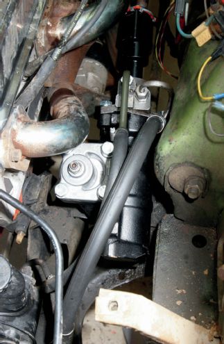 1971 Plymouth Satellite Borgeson Power Steering Box Installed