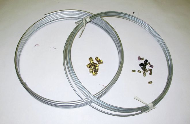 Speedway Motors Bulk Stainless Brake Line And Fitting Kit