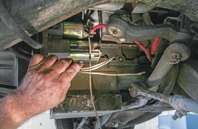 Engine Starter Wire Fix